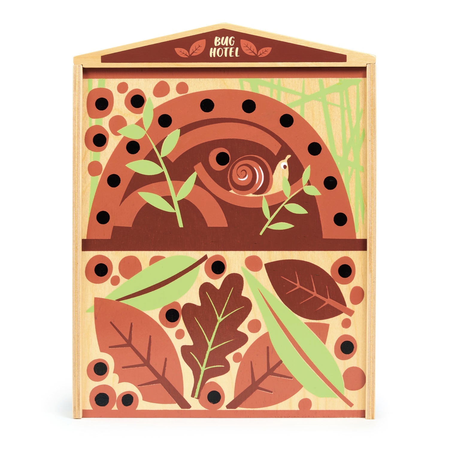 The Bug Hotel | natural wooden toy for toddlers UK