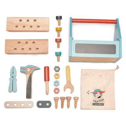 Sustainable Montessori toy: Tap Tap Tool Box | KIDDYKIND