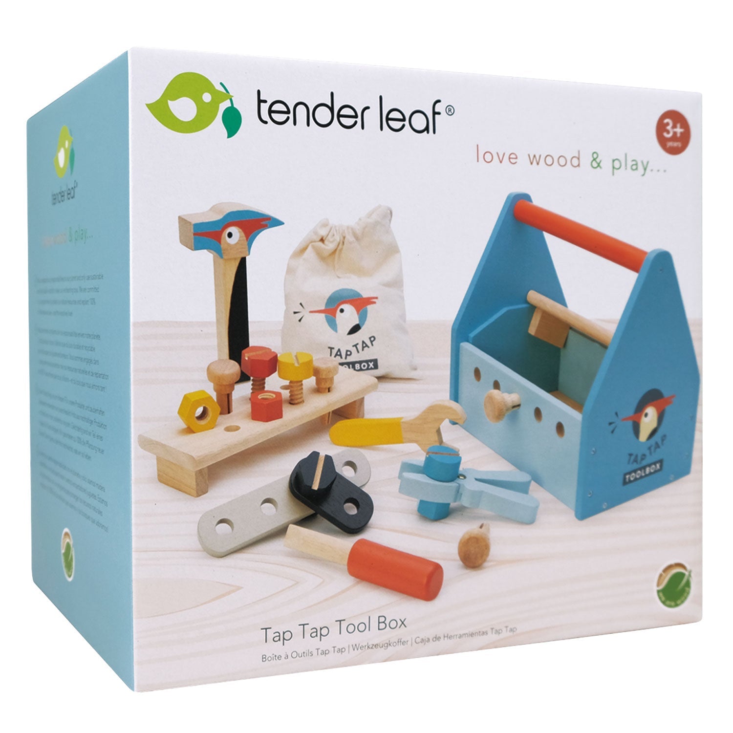 Sustainable Montessori toy: Tap Tap Tool Box | KIDDYKIND