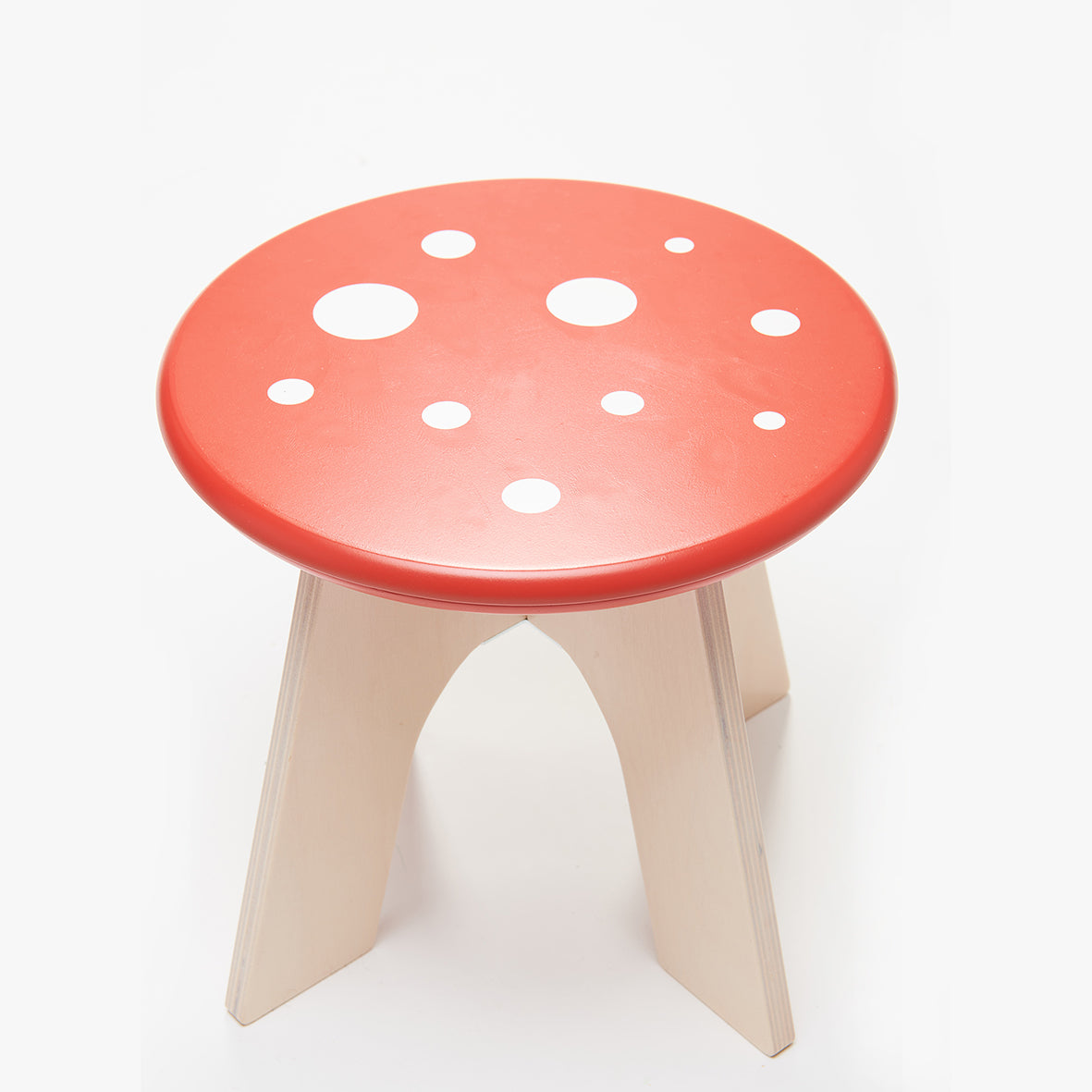 Toadstool by ThreadBeardesign, natural wood, vetted by KIDDYKIND