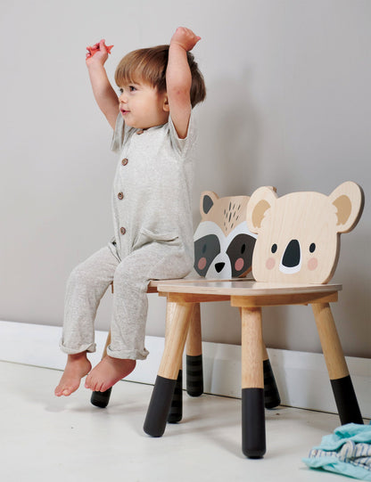 Forest Racoon Chair