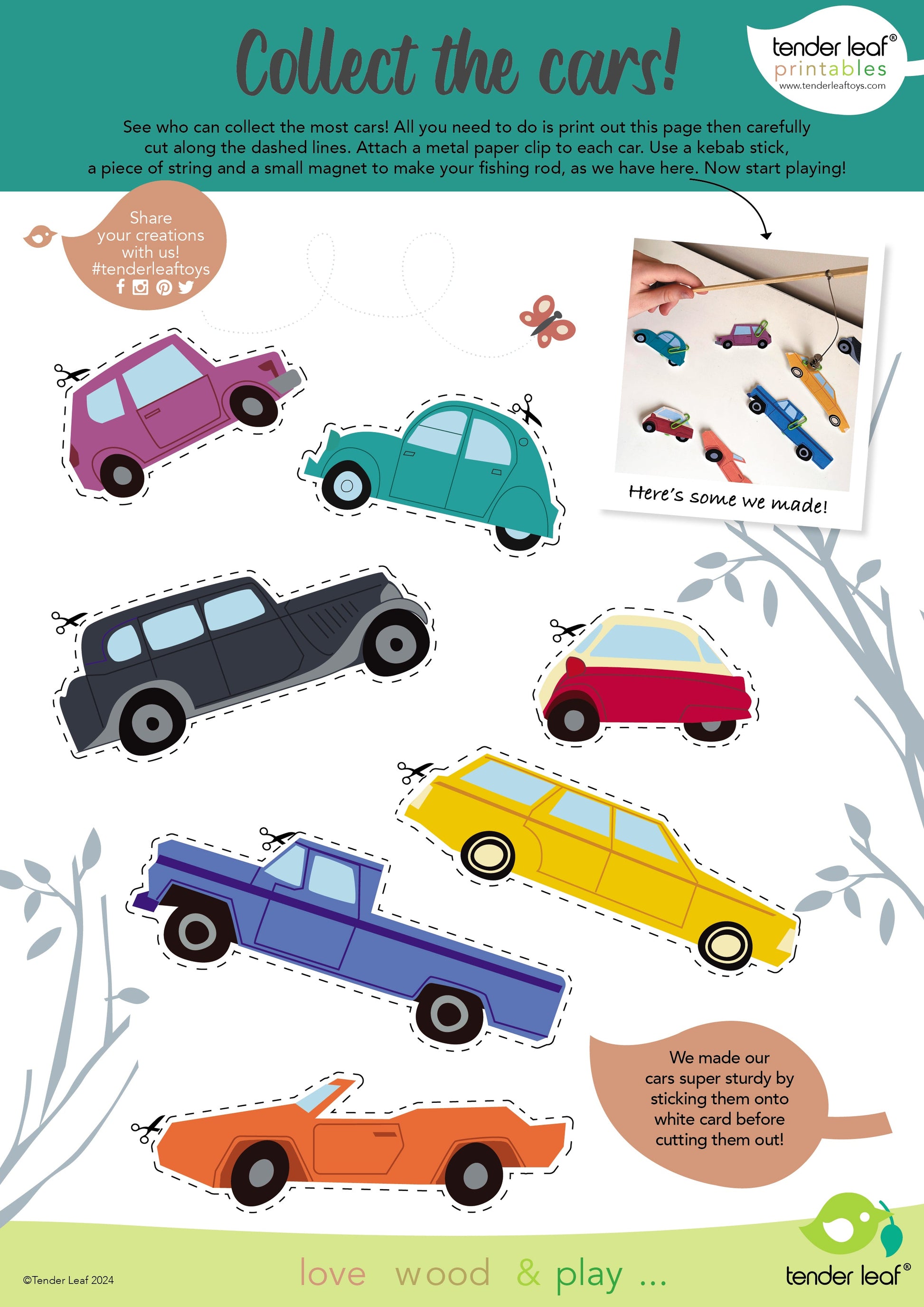 Sustainable Montessori toy: Stacking Cars | KIDDYKIND