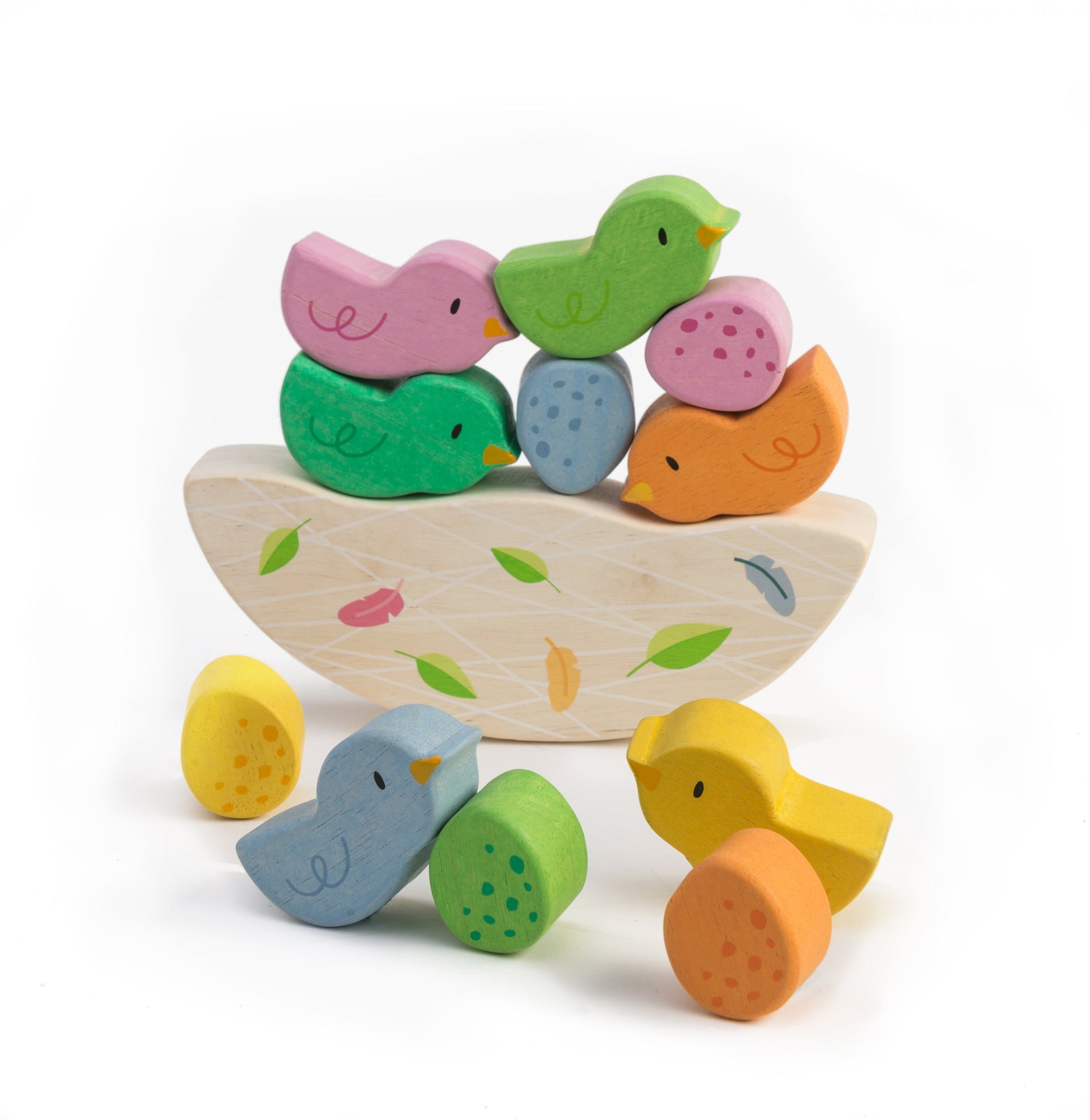 Rocking Baby Birds | natural wooden toy for toddlers UK