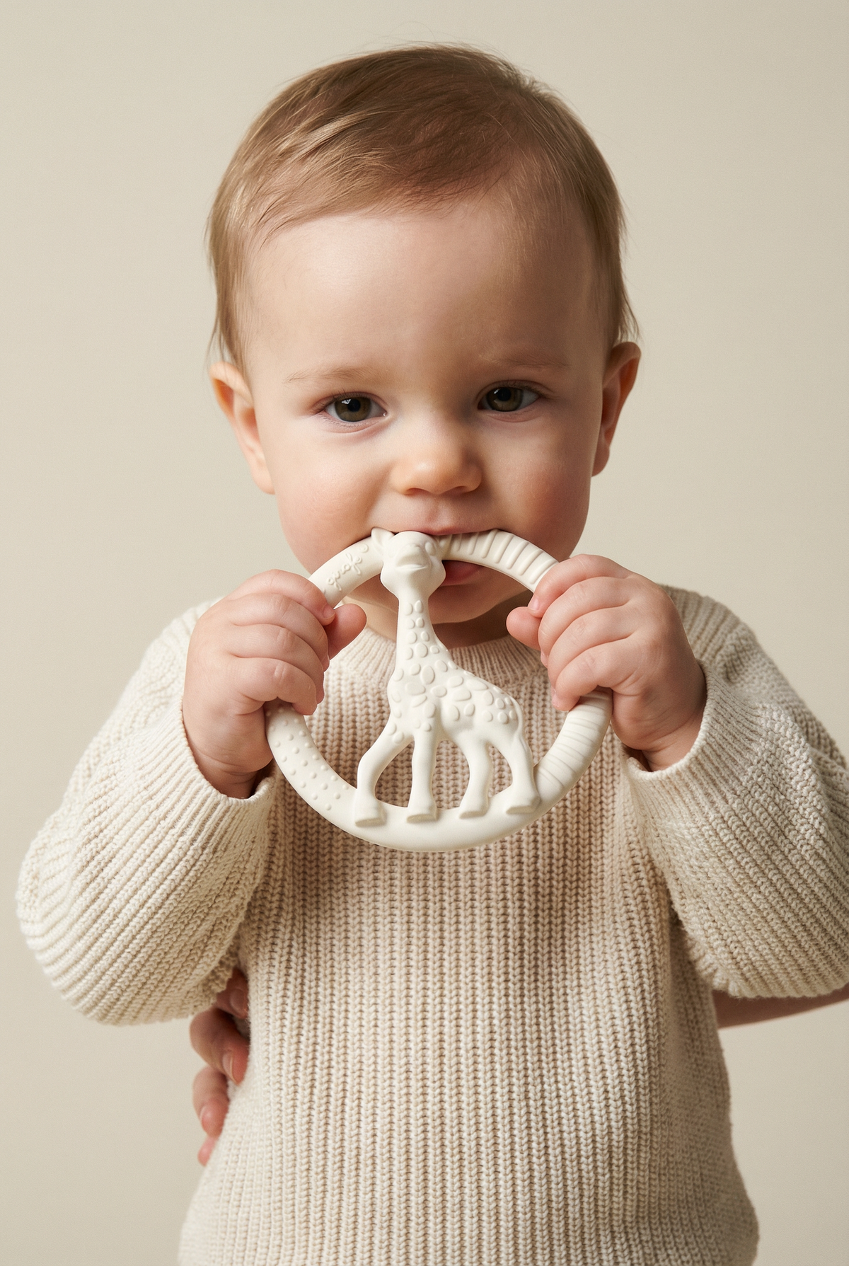 Sophie la girafe natural rubber circle teether