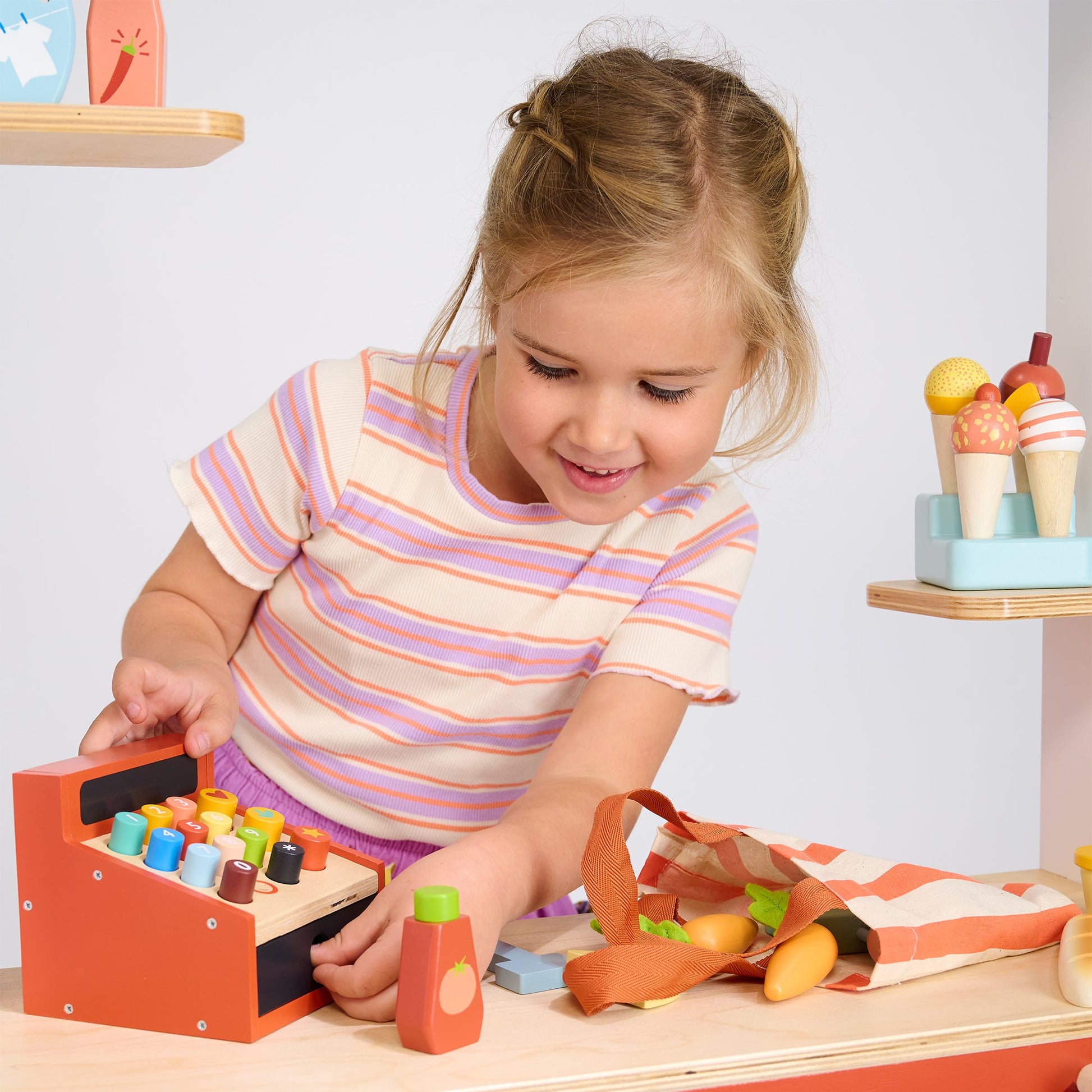 Till | open-ended wooden toy for kids UK