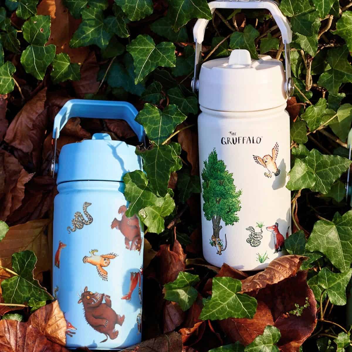 400ml Epic Gruffalo Stainless Steel Kids Drinks Bottle | Blue | BOTL | stainless steel plastic-free kids UK — KIDDYKIND