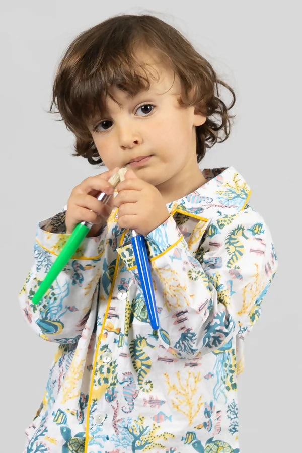 organic cotton kids pyjamas, award winning kids organic pyjamas Kutti Lulu