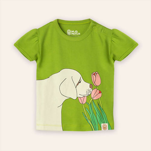 Tulip pup tee