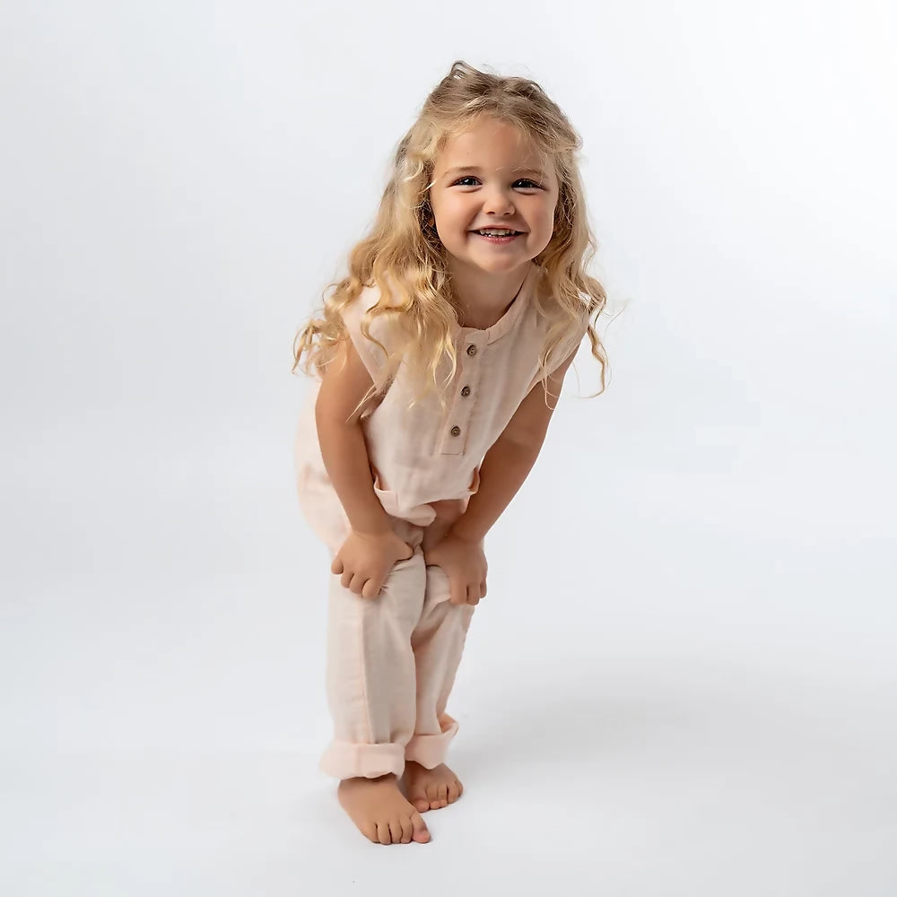 Organic Cotton Muslin Overall - Arrecife