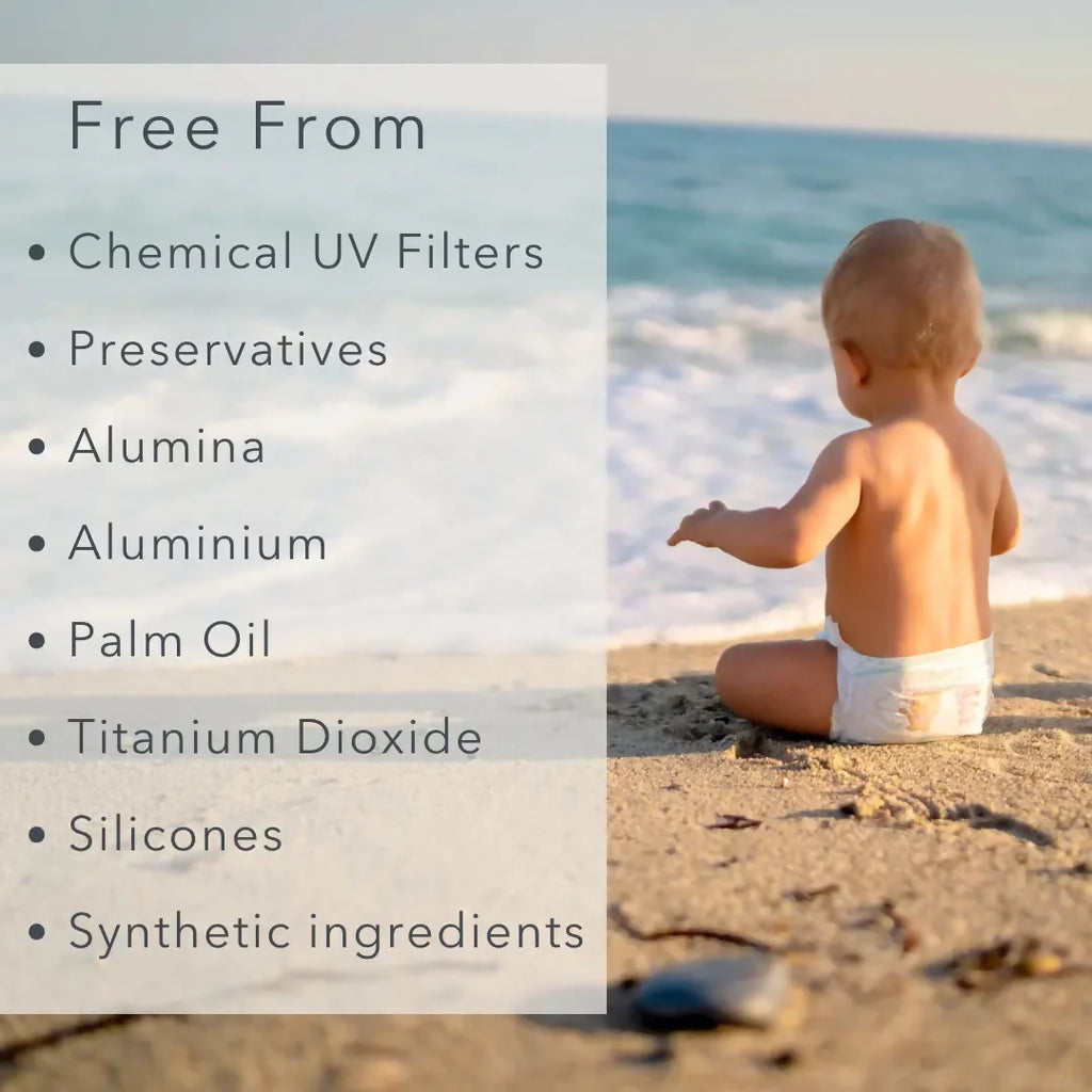 organic baby sunscreen, natural baby sunscreen, award-winning sunscreen, sunblock for babies