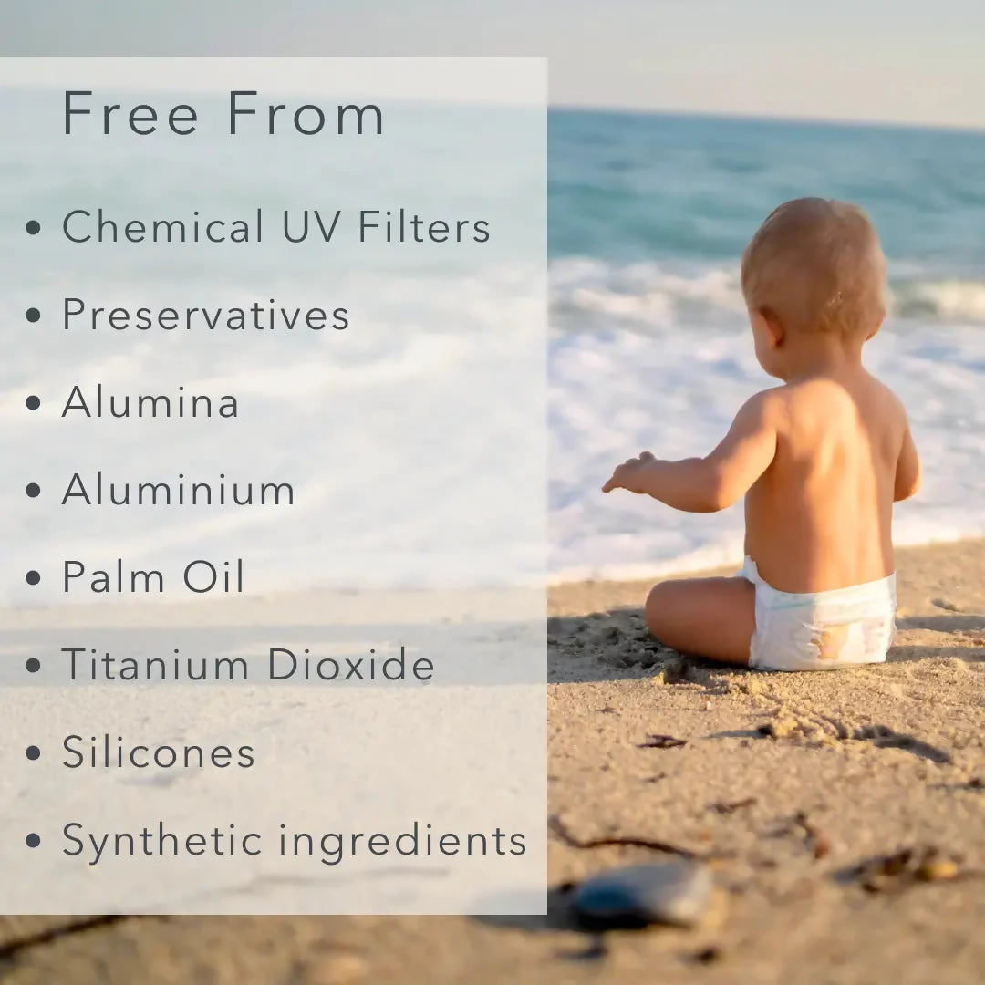 organic baby sunscreen, natural baby sunscreen, award-winning sunscreen, sunblock for babies