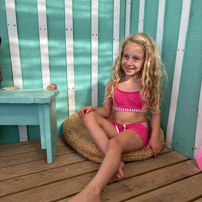 Tween Bikini - Neon Pink by Pure Earth Collection, vetted by KIDDYKIND