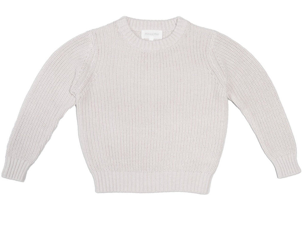 Fisherman Jumper. organic cotton and cashmere