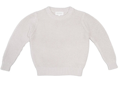 Fisherman Jumper. organic cotton and cashmere