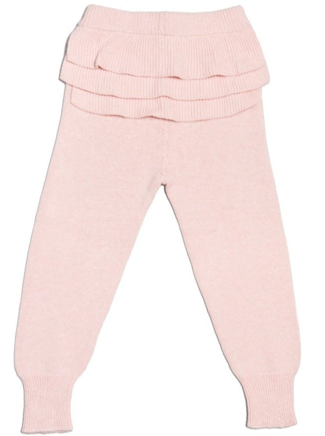 cute baby organic cotton ruffled baby pants