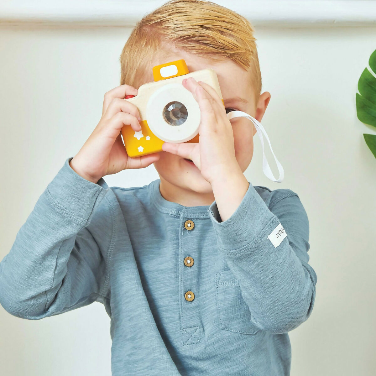 Wooden toy camera, natural play. award-winning kids brands