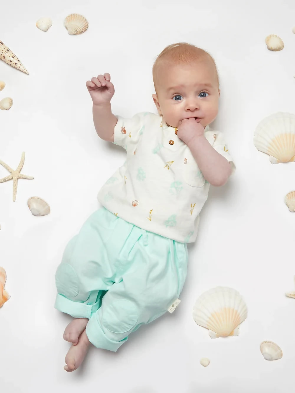 Organic Cotton Seagrass Trousers