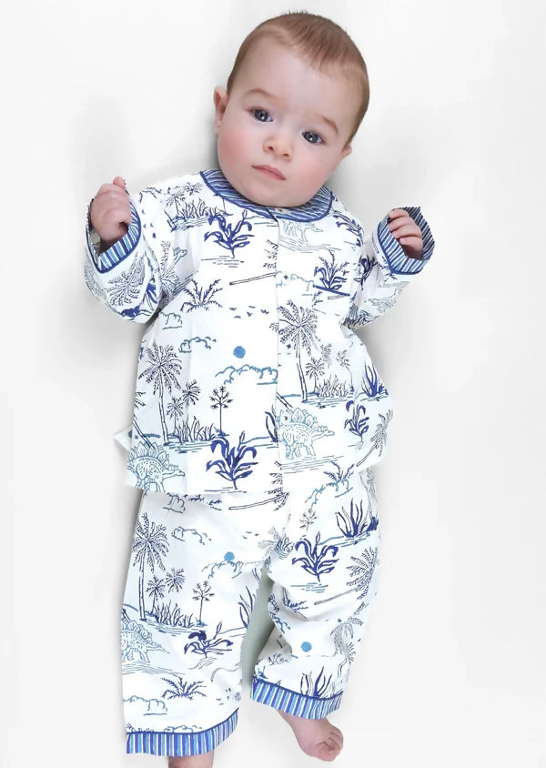 Stego's Moonlit Meander - Organic Cotton Kids Pyjamas