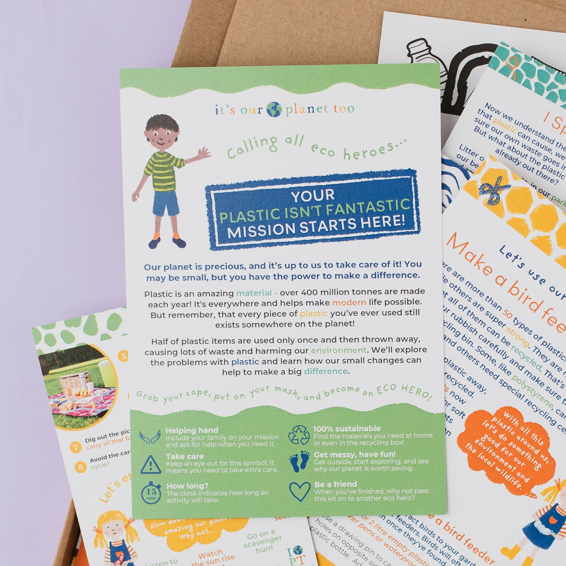 Sustainable Montessori toy: PLASTIC ISN'T FANTASTIC - Children’s eco activity kit (Age 5+) | KIDDYKIND