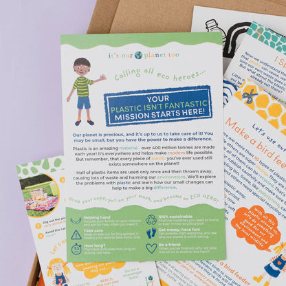 Sustainable Montessori toy: PLASTIC ISN'T FANTASTIC - Children’s eco activity kit (Age 5+) | KIDDYKIND
