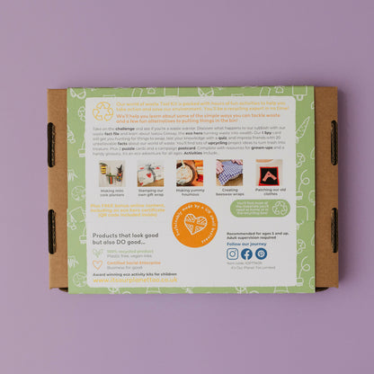 Sustainable Montessori toy: A WORLD OF WASTE - Children’s eco activity kit (Age 5+) | KIDDYKIND