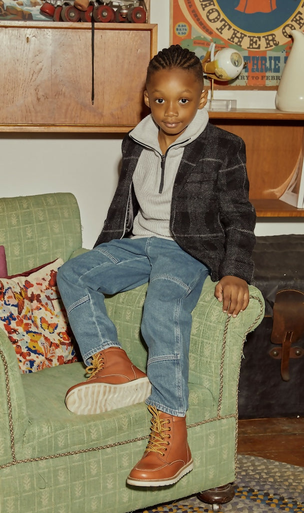 Music Maestro Tweed Blazer in Black six 