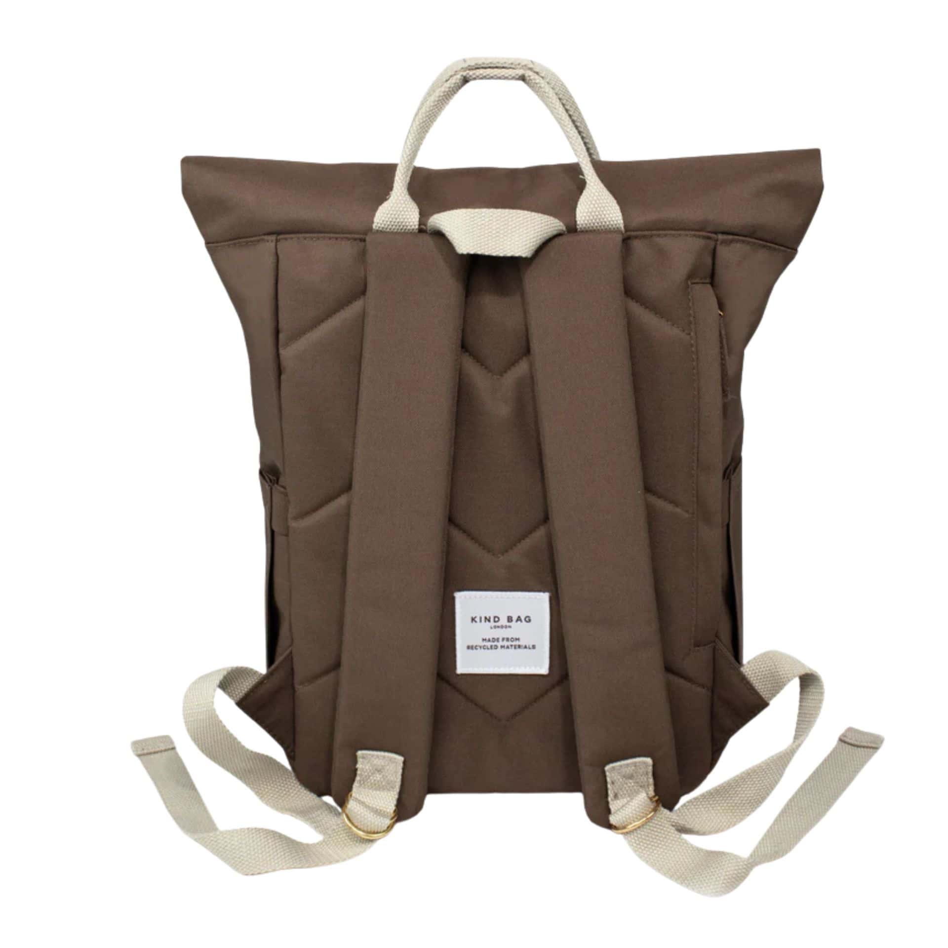 Kind Bag Hackney Backpack - Medium - Cocoa | stainless steel plastic-free kids UK — KIDDYKIND