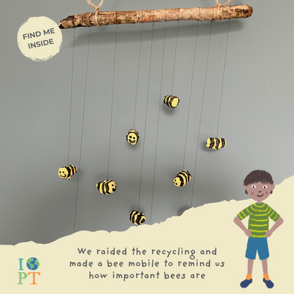 Sustainable Montessori toy: BUZZING BEES - Children’s eco activity kit (Age 5+) | KIDDYKIND