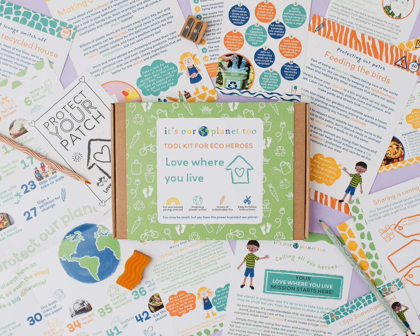 Sustainable Montessori toy: LOVE WHERE YOU LIVE - Children’s eco activity kit (Age 5+) | KIDDYKIND