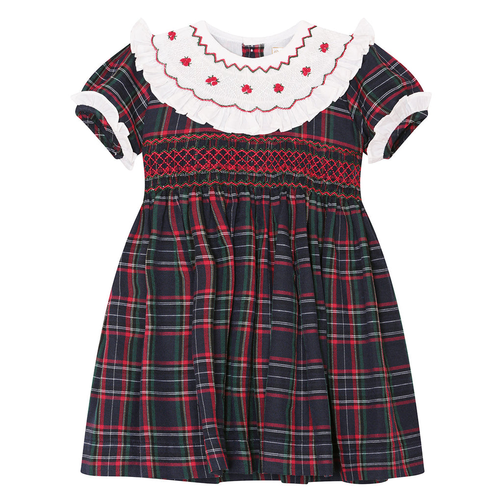 Anna Handsmocked Girl Dress