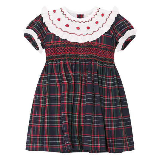 Anna Handsmocked Girl Dress