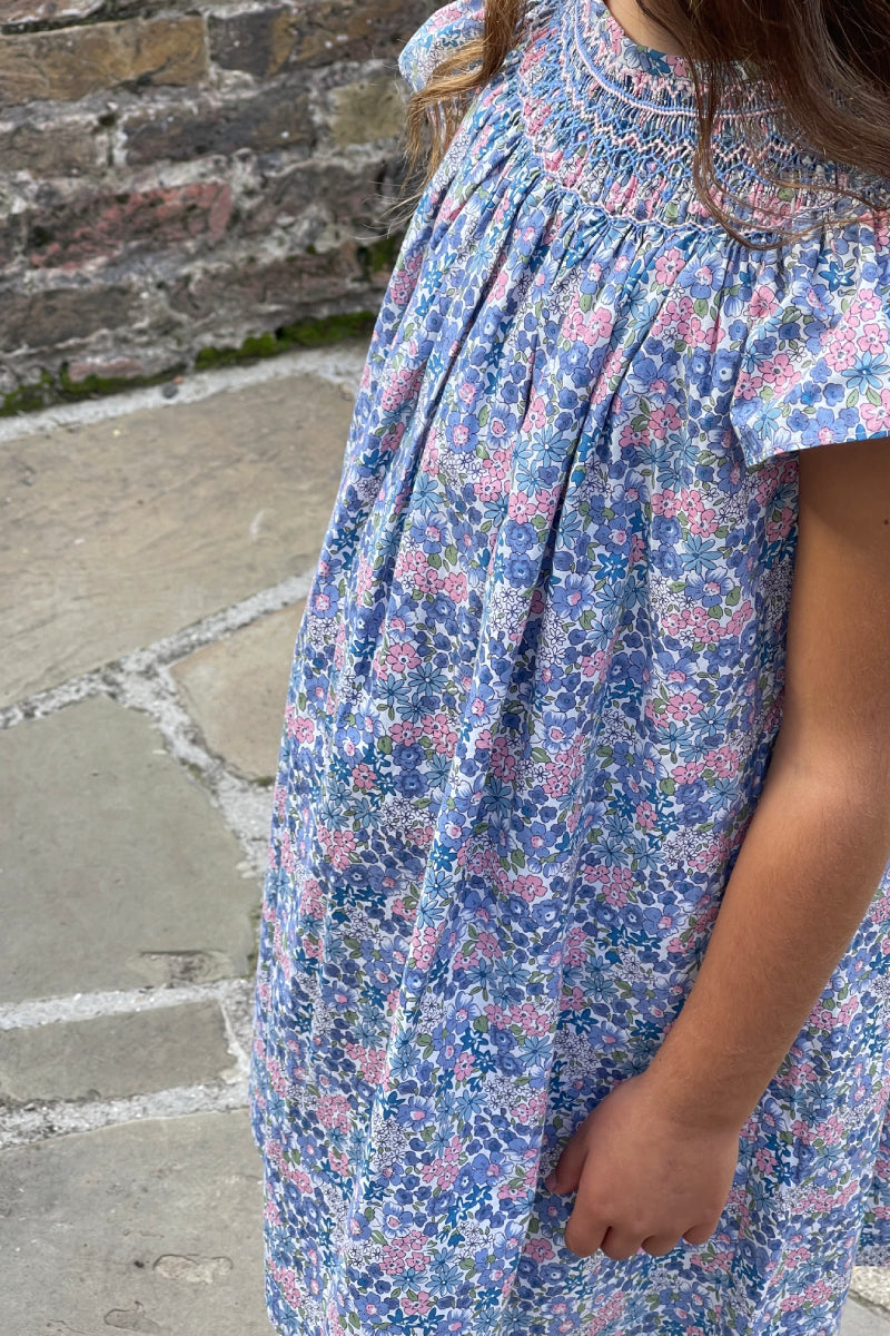 Ariana Handsmocked Girl Dress