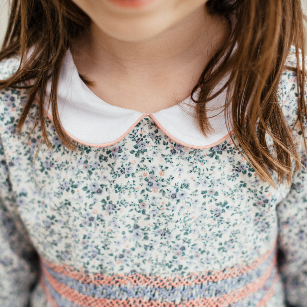 Aurelia Handsmocked Girl Dress