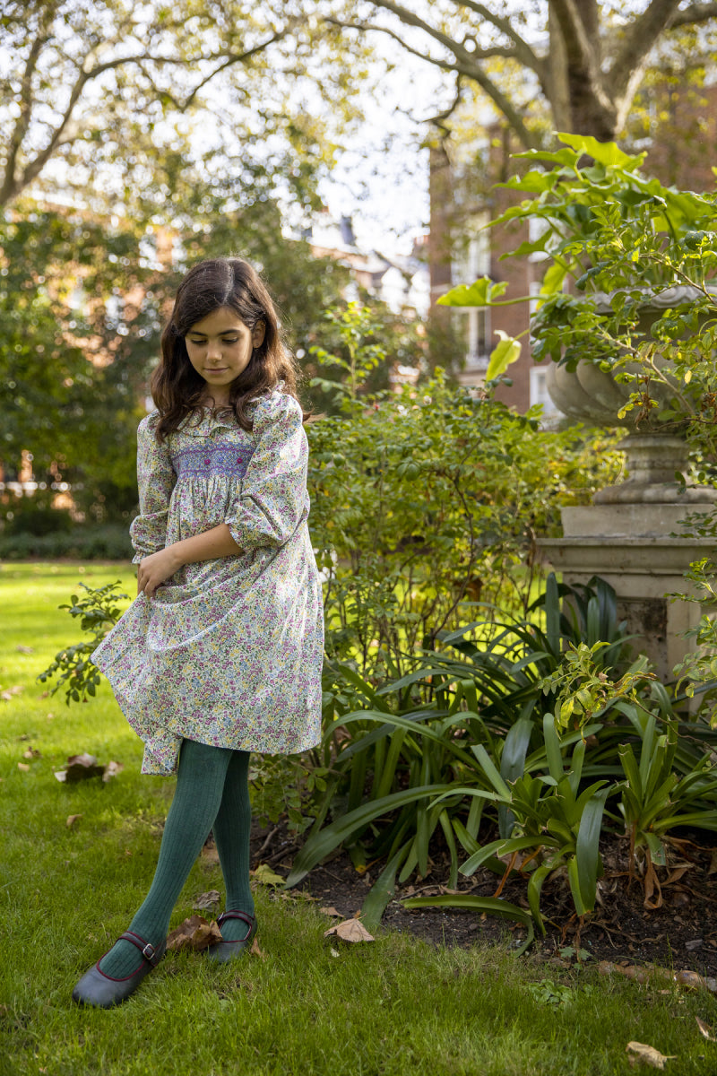 Aurora Handsmocked Girl Dress