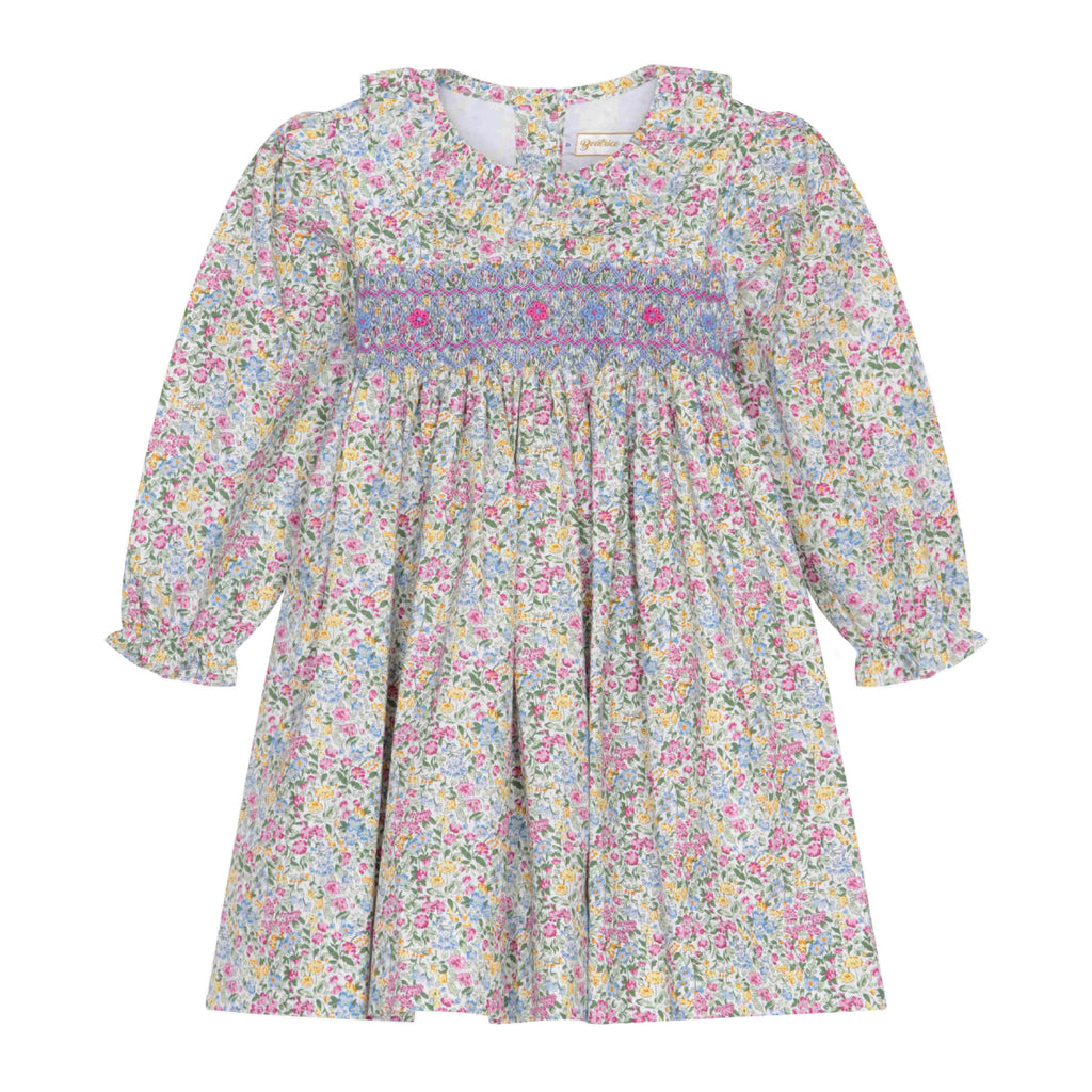Aurora Handsmocked Girl Dress
