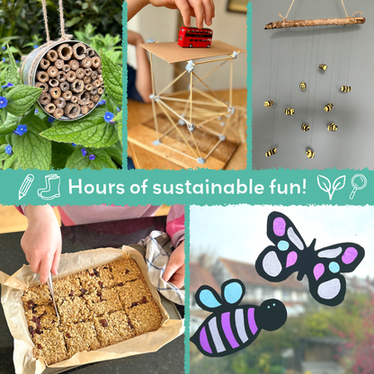 Sustainable Montessori toy: BUZZING BEES - Children’s eco activity kit (Age 5+) | KIDDYKIND