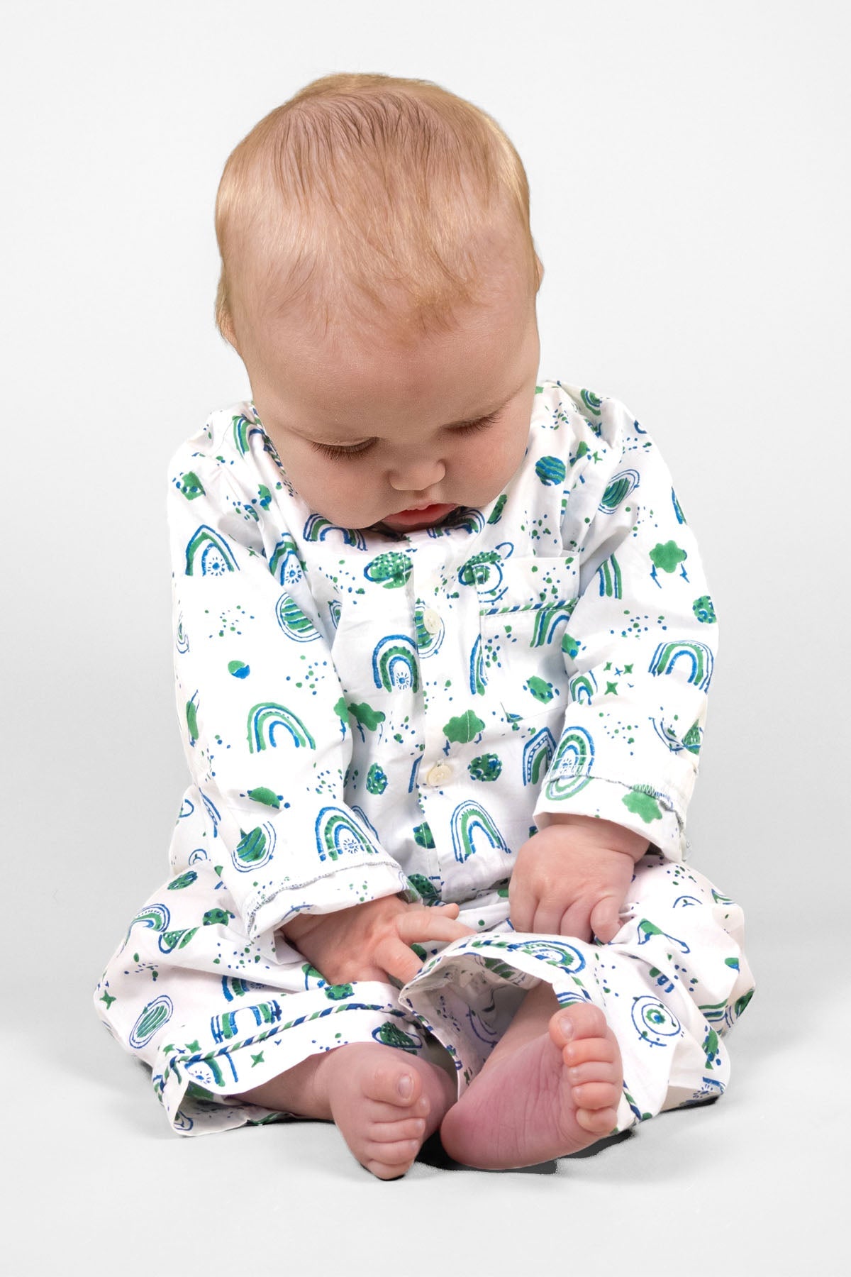interstellar vibes - organic cotton baby pyjama set | organic cotton kids pyjamas UK