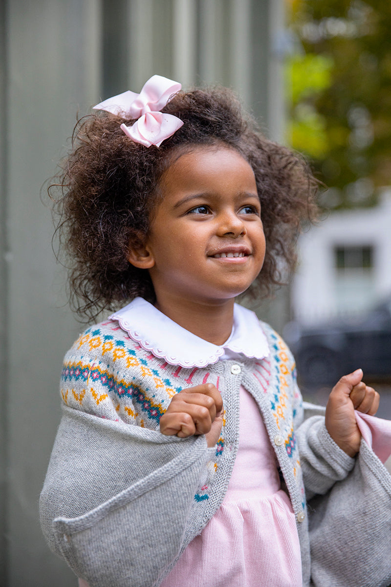 Big Bow Clip - Baby Pink