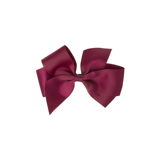 Big Bow Clip - Burgundy by Beatrice and Bee, vetted by KIDDYKIND