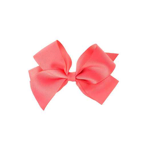 Big Bow Clip - Coral by Beatrice and Bee, vetted by KIDDYKIND
