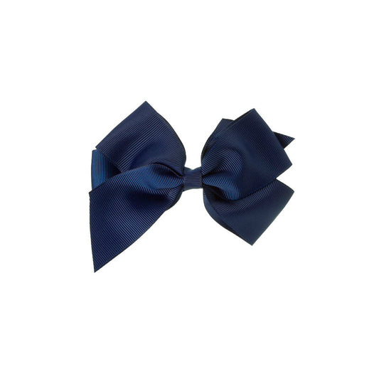 Big Bow Clip - Navy Blue by Beatrice and Bee, vetted by KIDDYKIND