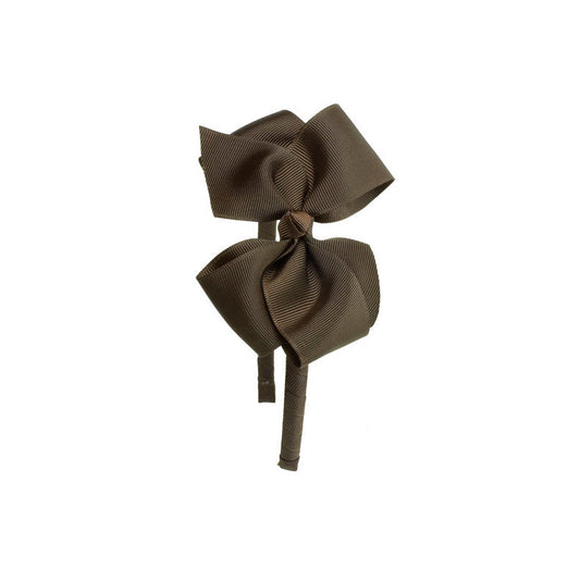 Big Bow Hairband - Brown by Beatrice and Bee, vetted by KIDDYKIND
