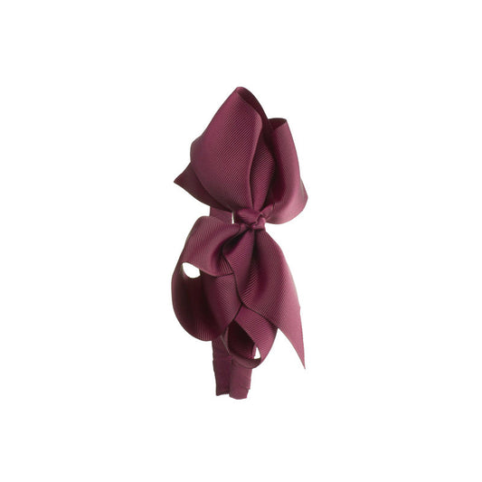 Extra Large Bow Hairband - Burgundy by Beatrice and Bee, vetted by KIDDYKIND