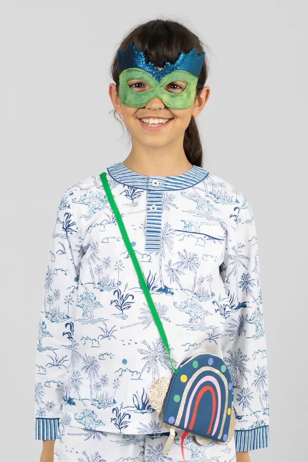 Stego's Moonlit Meander - Organic Cotton Kids Pyjamas