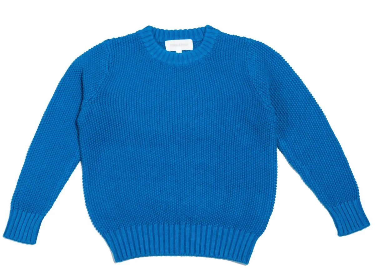 Moss Stitch Jumper - Cashmere & Organic Cotton
