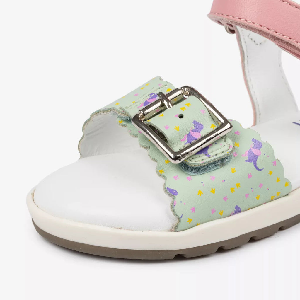 Dino-might Buckle Sandal - Mint