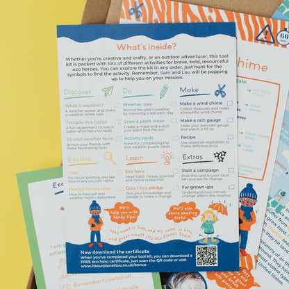 WILD WEATHER - Children’s eco activity kit (Age 5+) — Montessori wooden toy UK | KIDDYKIND