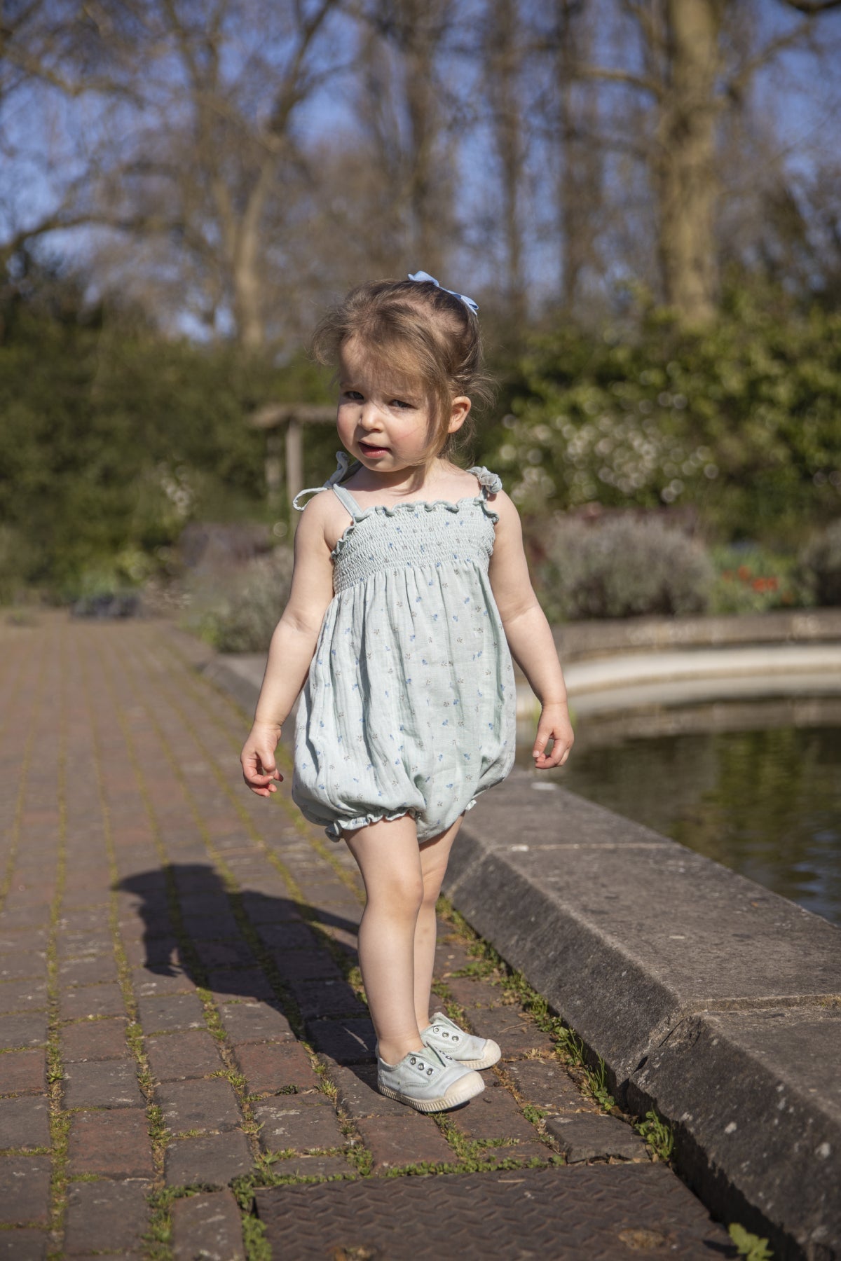 Clementine Baby Girl Romper