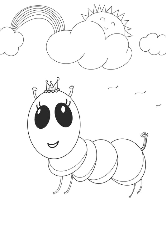 Colour In With Little Scandi baby