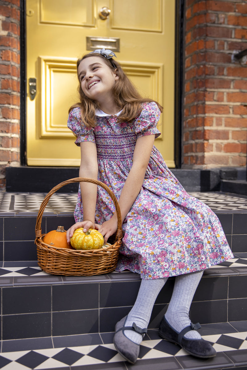 Constance Handsmocked Girl Dress